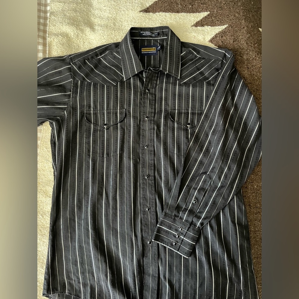 vintage Panhandle Slim western pearl snap shirt